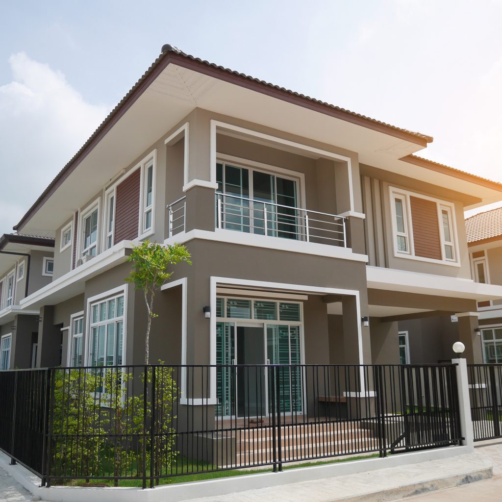 modern house exterior for sale or rent